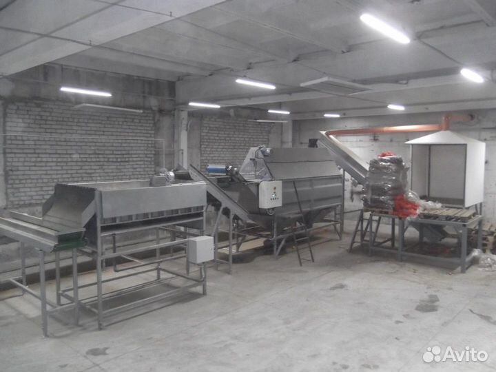 Оборудование для линий мойки, сушки, чистки овощей