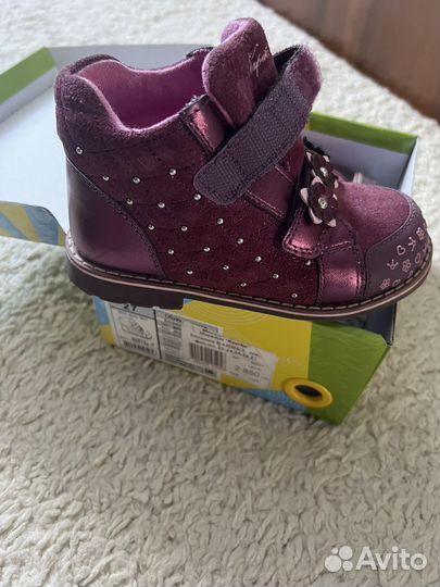 Ботинки для девочки осень