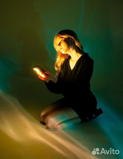 Фотосессия с цветным светом