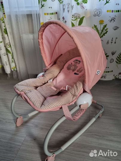 Шезлонг детский и ходунки пакетом детский babyton