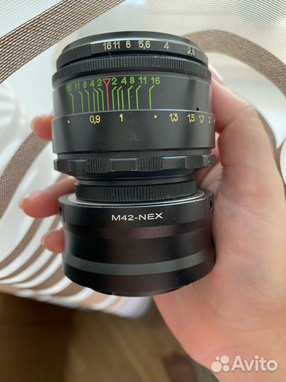 Объектив helios 44-2 2/58 + адаптер