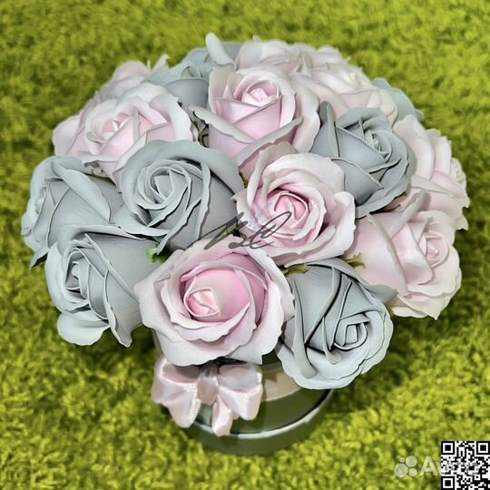 Букет из мыльных роз