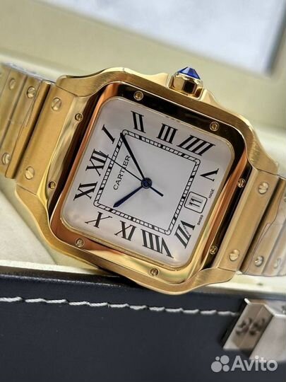 Шикарные мужские часы Cartier premium