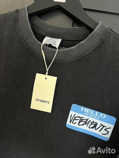 Футболка Vetements Hello (Premium)