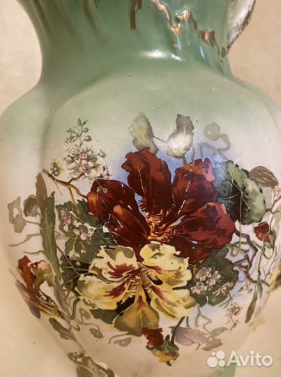 Антикварный набор для умывания. Таз и Кувшин