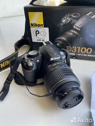 Фотоаппарат Nikon d3100 с двумя обьективами