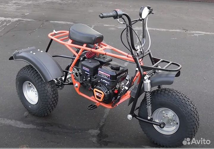 Трицикл тритон сафари-3L-8+