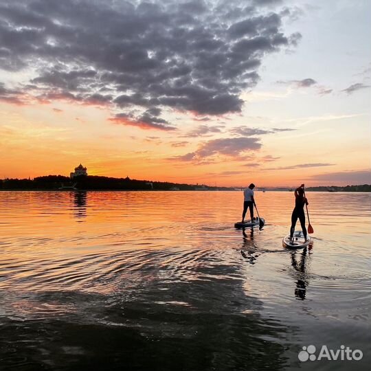 Прогулки по Волге в городе, Sup Аренда