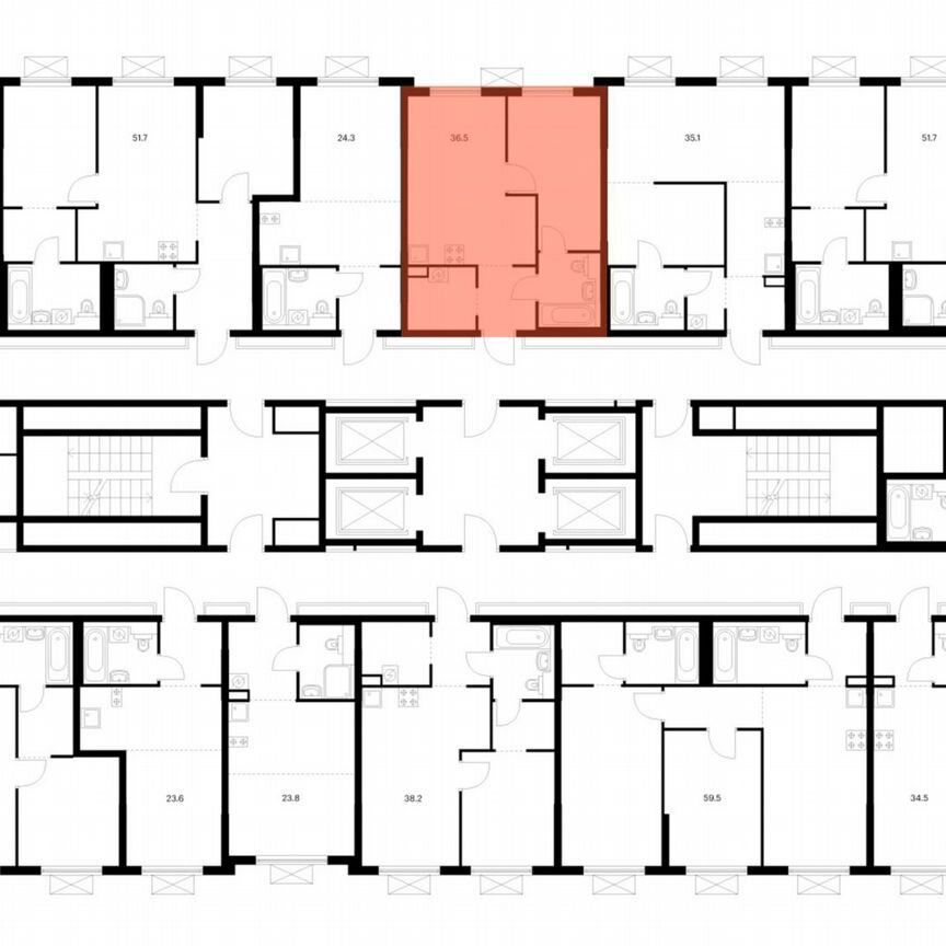 1-к. квартира, 36,5 м², 11/25 эт.