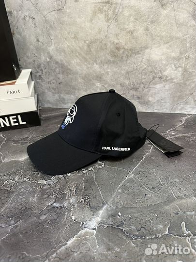 Karl lagerfeld бейсболка черная новая