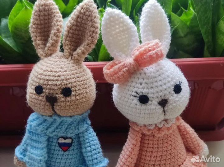 Вязанные игрушки ручной работы