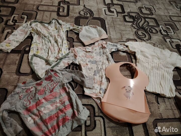 Вещи пакетомдля девочки