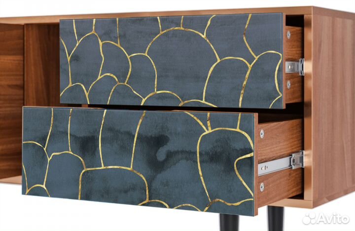 Тв-тумба T1 - Орех - Blue Lagoon