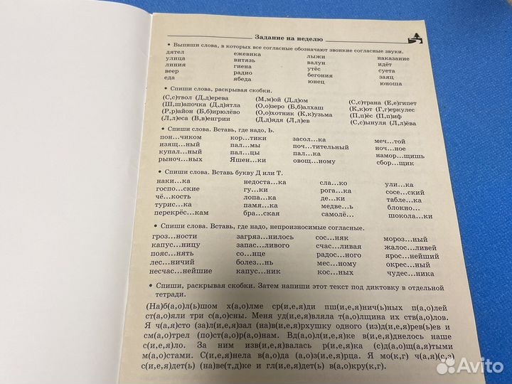 Рабочая тетрадь по русскому языку 3 класс