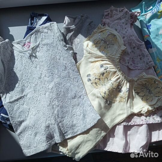 Вещи пакетом на девочку 92 98