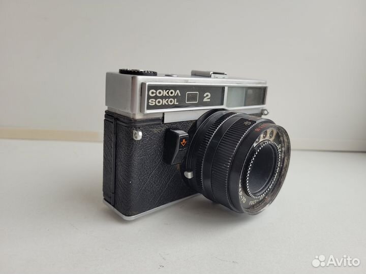 Пленочный фотоаппарат сокол 2, объектив индустар