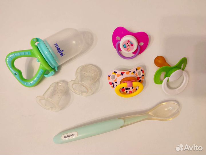 Ниблер, ложка для прикорма, соски