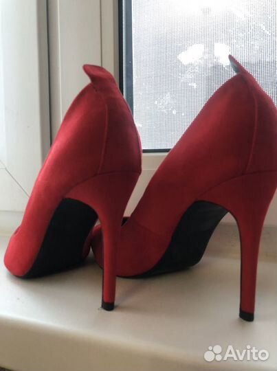 Туфли красные новые р 37