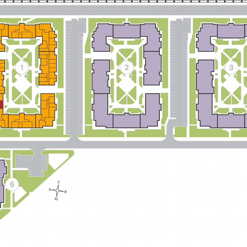 1-к. квартира, 43,3 м², 1/4 эт.