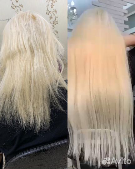 Наращивание волос на дому