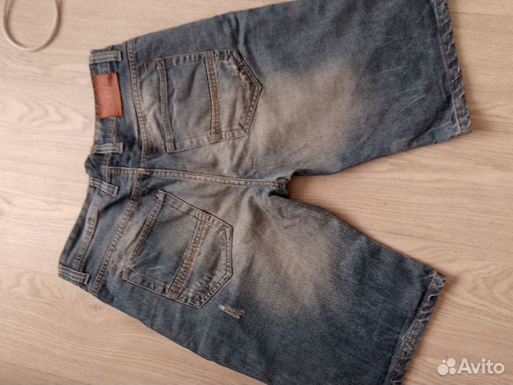 Джинсовые шорты pull&bear