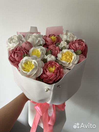 Съедобные букеты, зефирные цветы, зефир