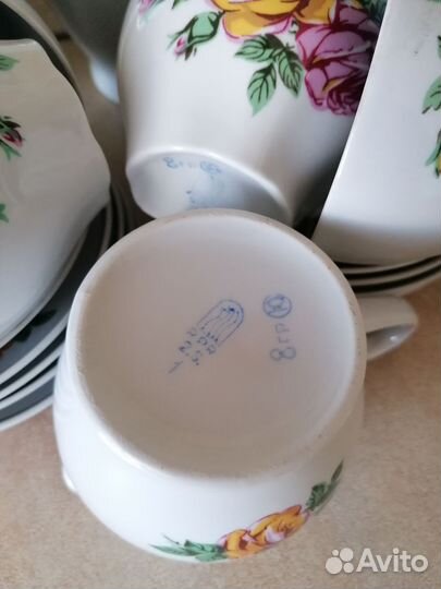 Чайный сервиз СССР на 9 персон