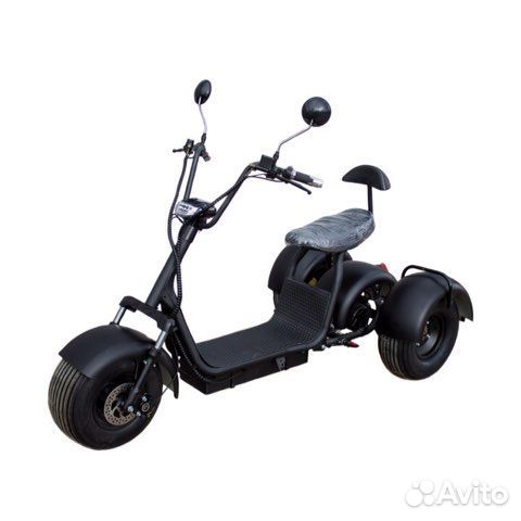 Электроскутер трехколесный City Coco Harley