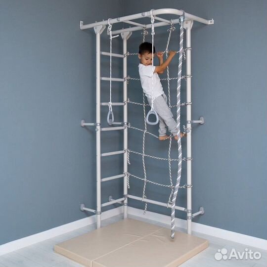 Шведская стенка угловая с массажными ступенями