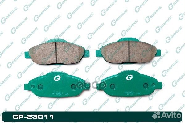 GP23011 G-brake Колодки тормозные дисковые GP-2