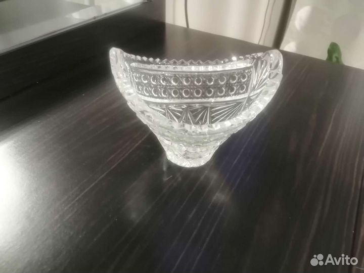 Хрустальная салатница СССР