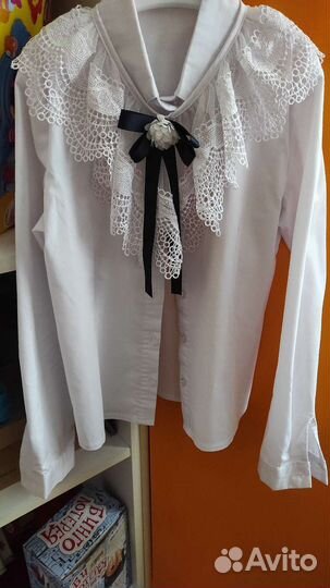 Блузка школьная 128-134