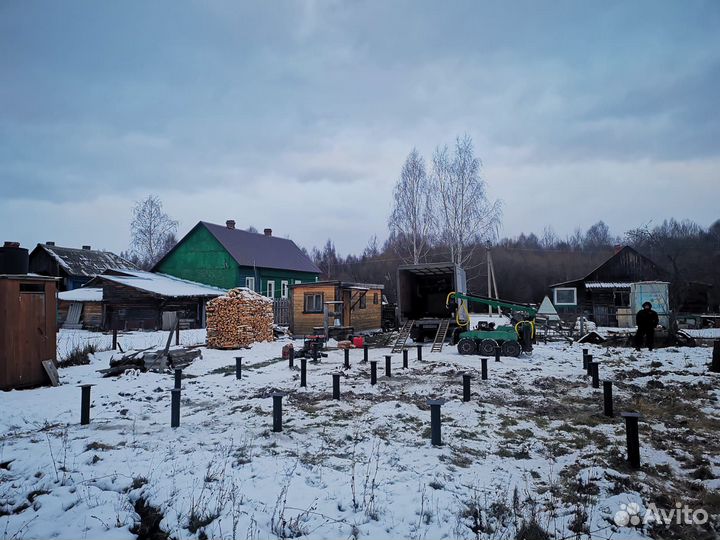 Винтовые сваи монтаж винтовых свай под ключ