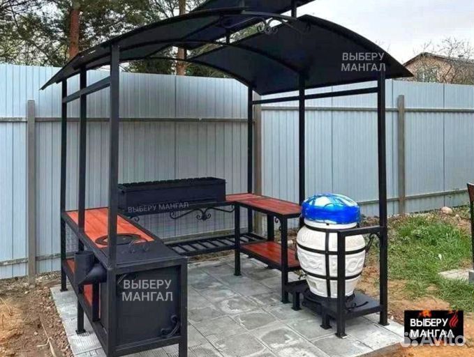 Беседка с мангалом