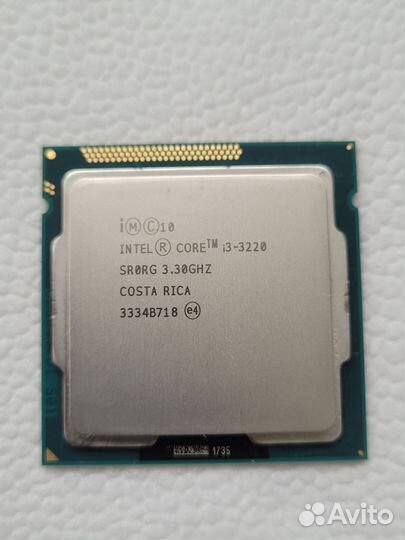 Intel core i3 3220 3,30Ghz (идеальное состояние)