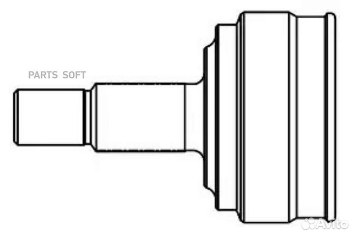 GSP 841051 ШРУС nissan terrano I-II WD21/R20/pick