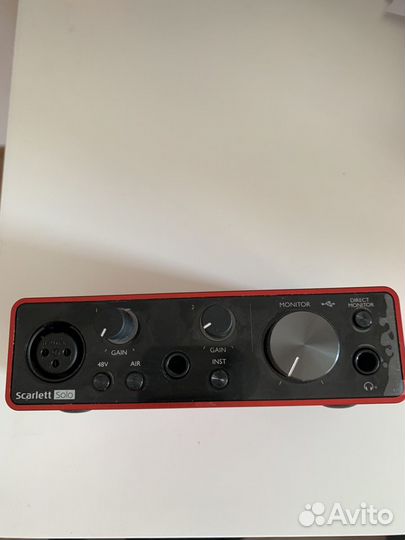 Focusrite scarlett solo 3rd gen