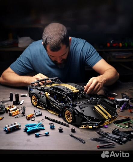 Сборная модель гоночного автомобиля без управления