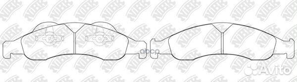 Колод. торм. диск. NiBK PN0608 PN0608 NiBK