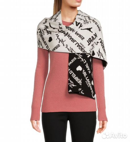 Шарф С логотипом karl lagerfeld paris