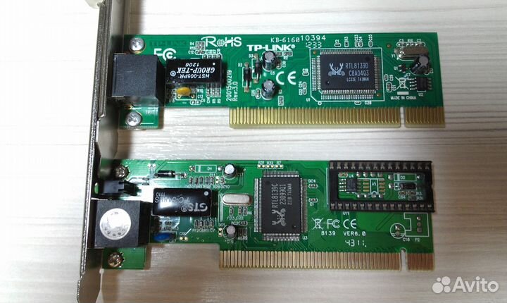 Сетевые карты Ethernet PCI 10/100/1000 Мбит/с