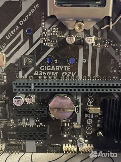 Комплект b360m d2v+Intel Core i3 8100+8gb+кулер