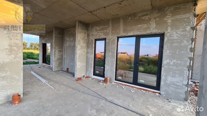 Алюминиевые окна холодный алюминий