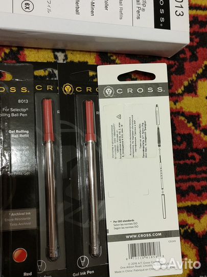 Стержни cross/ стержни, картриджи Pierre Cardin