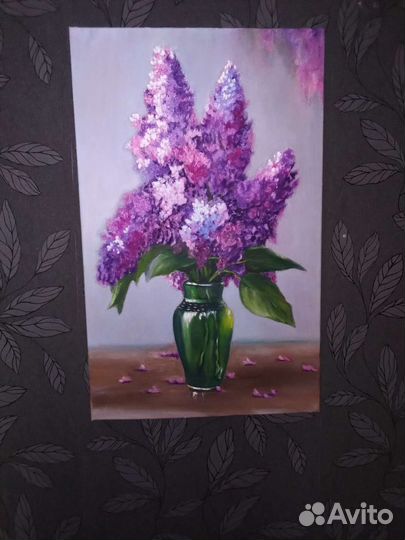 Букет сирени в вазе