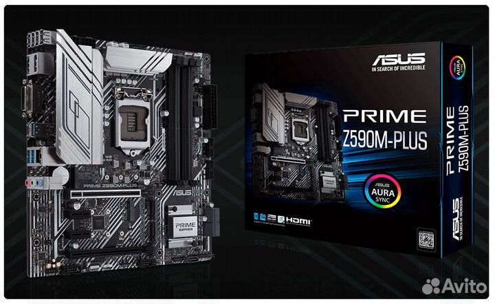 Новая материнская плата Asus Prime Z590M-Plus
