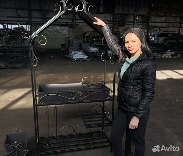 Мангал в стиле лофт