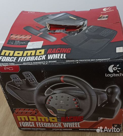 Игровой руль logitech momo racing