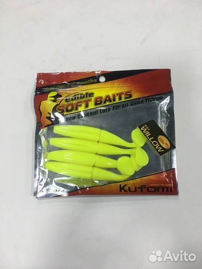 Приманки силиконовые новые 6 видов Kutomi