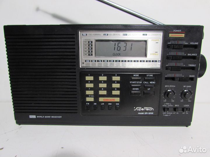 Supertech SR-16HN Всеволновый радиоприемник 1988г